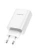 СЗУ Borofone BN10 Sunlight PD65W (1Type-C/1USB) White