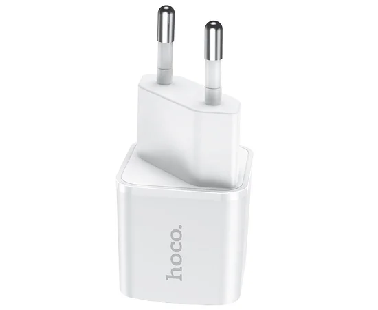 СЗУ HOCO N10 Starter single port PD 20W Белый