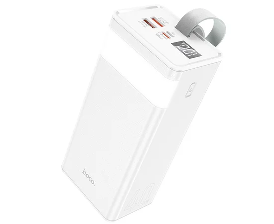Портативное зарядное устройство Power Bank Hoco J86 Powermaster 22.5W 40000 mAh Белый