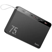 Портативное зарядное устройство Power Bank Hoco J94 Overlord 22.5W 75000 mAh Черный