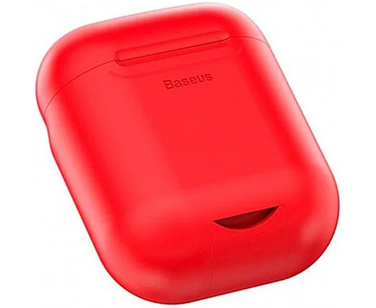 Беспроводное зарядное устройство Baseus для Airpods Красный