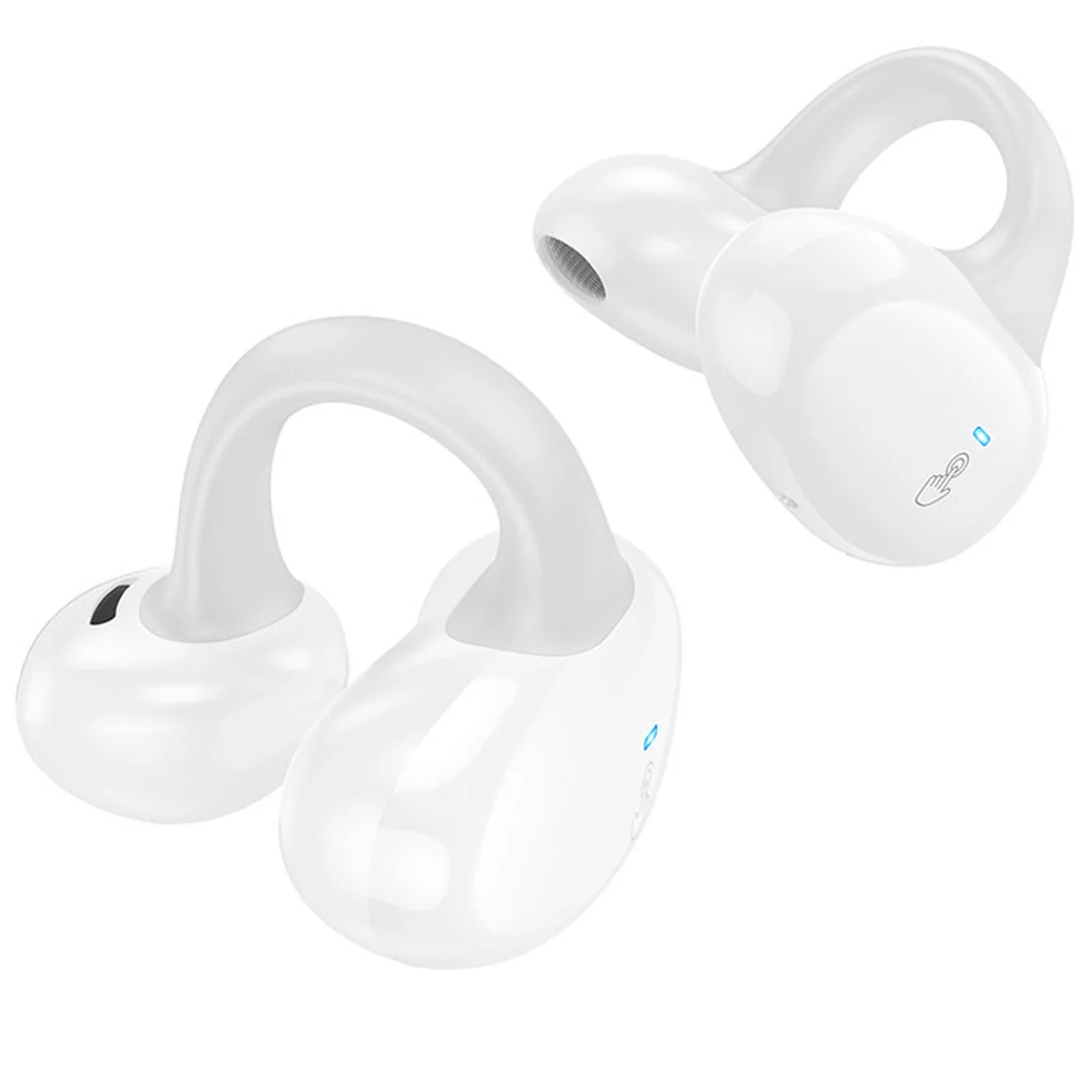 Беспроводные TWS наушники Hoco EW57 Auspicious clip-on Ivory white