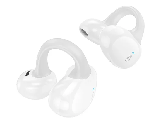 Беспроводные TWS наушники Hoco EW57 Auspicious clip-on Ivory white
