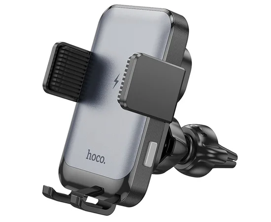 Автодержатель с БЗУ Hoco HW9 Climber Black / Gray