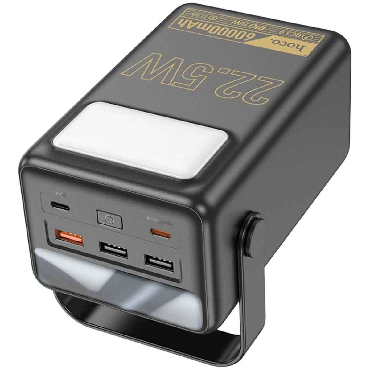 Портативное зарядное устройство Power Bank Hoco J110 Powerful 22.5W 60 000 mAh Black