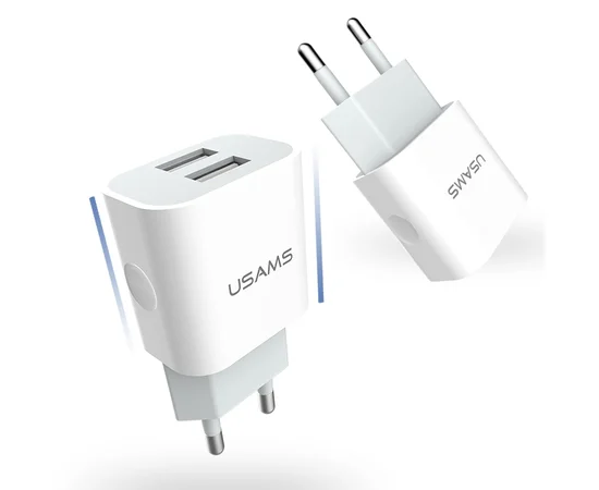 СЗУ USAMS US-CC023 (2USB 2.4A) Белый