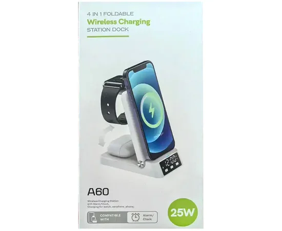 БЗУ + часы А60 4in1 25W White