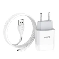 СЗУ Hoco C72A (1USB/2.1A) + MicroUSB Белый