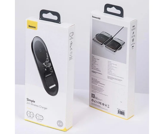 БЗУ Baseus Simple 2in1 18W Прозрачный