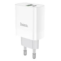 СЗУ HOCO C80A PD 20W+QC3.0 Type-C + USB Білий