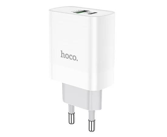 СЗУ HOCO C80A PD 20W+QC3.0 Type-C + USB Белый