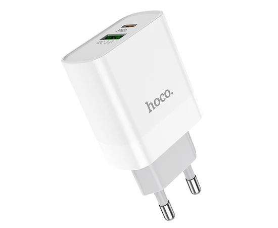 СЗУ HOCO C80A PD 20W+QC3.0 Type-C + USB Белый