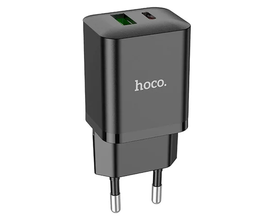 СЗУ Hoco N28 Founder 20W Type-C + USB Black
