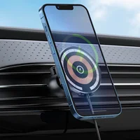 Автотримач із БЗУ Hoco CW42 магнітний Black