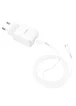 СЗУ HOCO N2 (1USB/2.1A) + USB - MicroUSB Белый