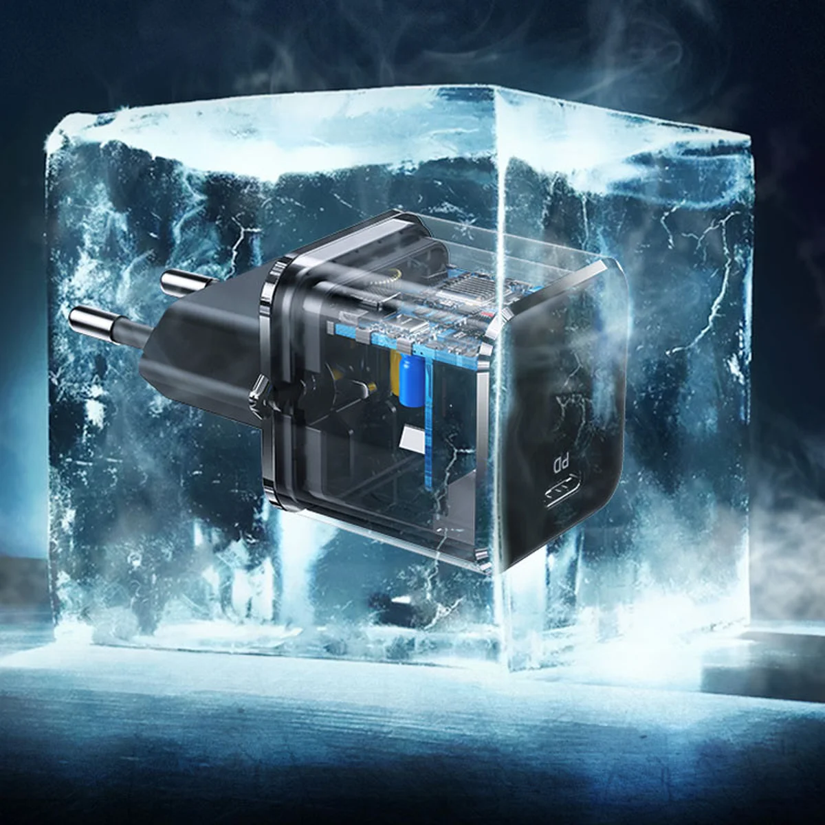 СЗУ Usams US-CC140 T42 25W Super Si (1Type-C/25W) Черный