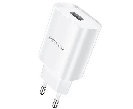 СЗУ Borofone BN1 (1USB/2.1A) Белый