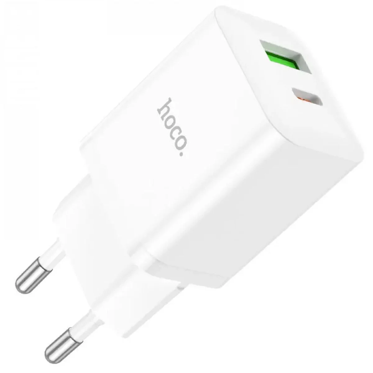 СЗУ Hoco N28 Founder 20W Type-C + USB White