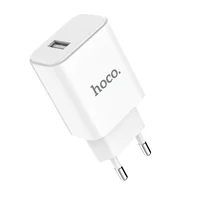 СЗУ Hoco C61A (1USB / 2.1A) Білий