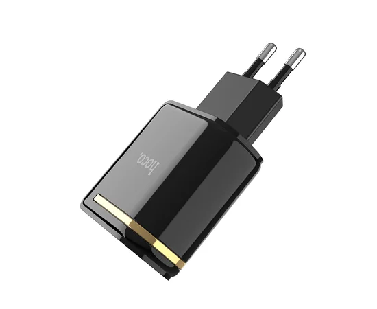 СЗУ Hoco C39A с дисплеем (2USB 2.4A) Черный