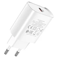 СЗУ HOCO N14 PD 20W 1Type-C + Type-C to Lightning Білий