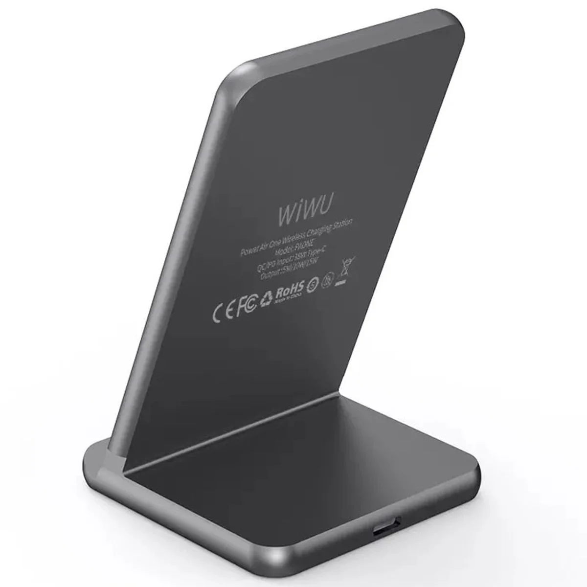 БЗУ WIWU Power Air One Wireless Charging Station Чорний