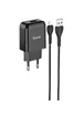 СЗУ HOCO N2 (1USB/2.1A) + USB - Lightning Черный