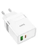 СЗУ Hoco N21 Topspeed PD30W+QC3.0 (1USB/1Type-C/3A) Белый
