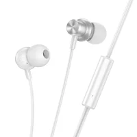 Стерео Навушники Hoco M110 Encourage metal Silver