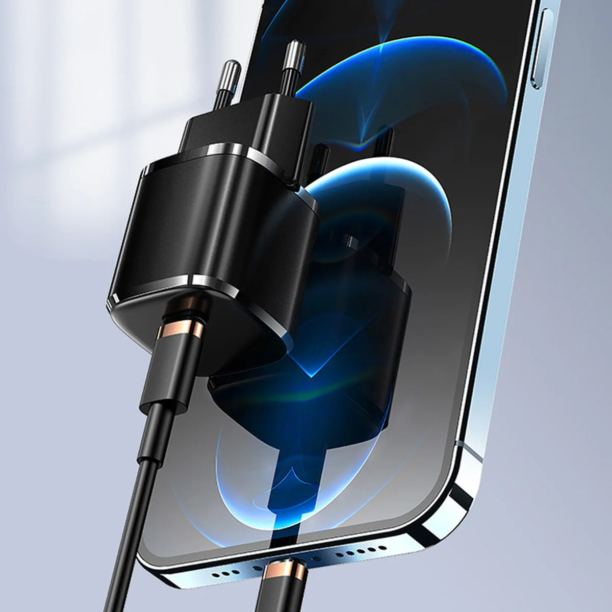 СЗУ Usams US-CC124 T36 20W Super Si (1Type-C/20W) Черный