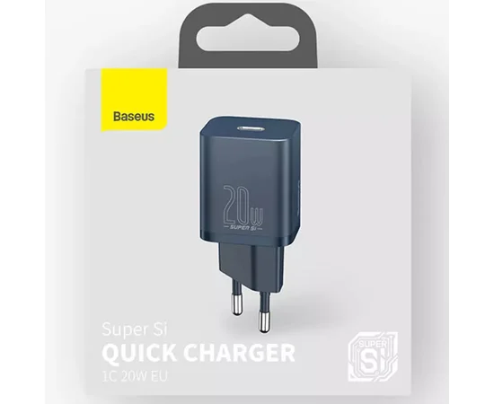 СЗУ Baseus Super Si Quick Charger 1C 20W Синий