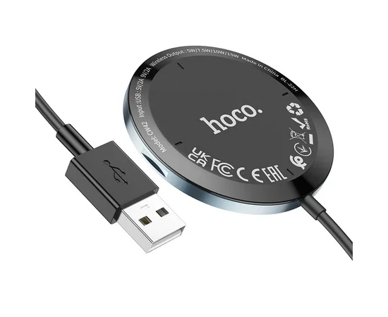 Автодержатель с БЗУ Hoco CW42 магнитный Black