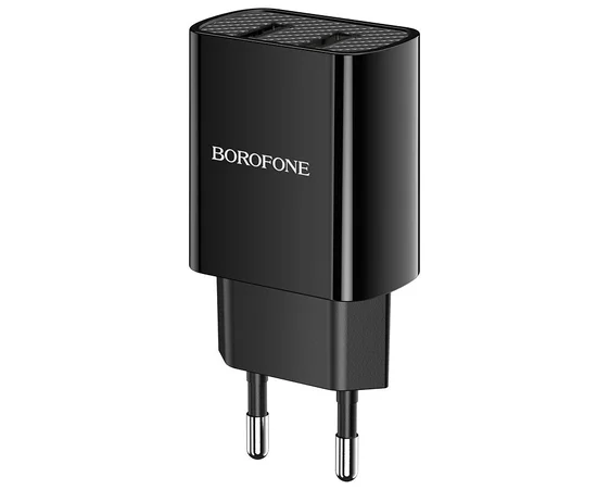 СЗУ Borofone BA53A Powerway (2USB/2.1A) Черный