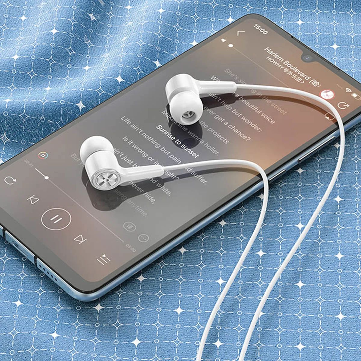 Стерео Наушники Hoco M104 Gamble White