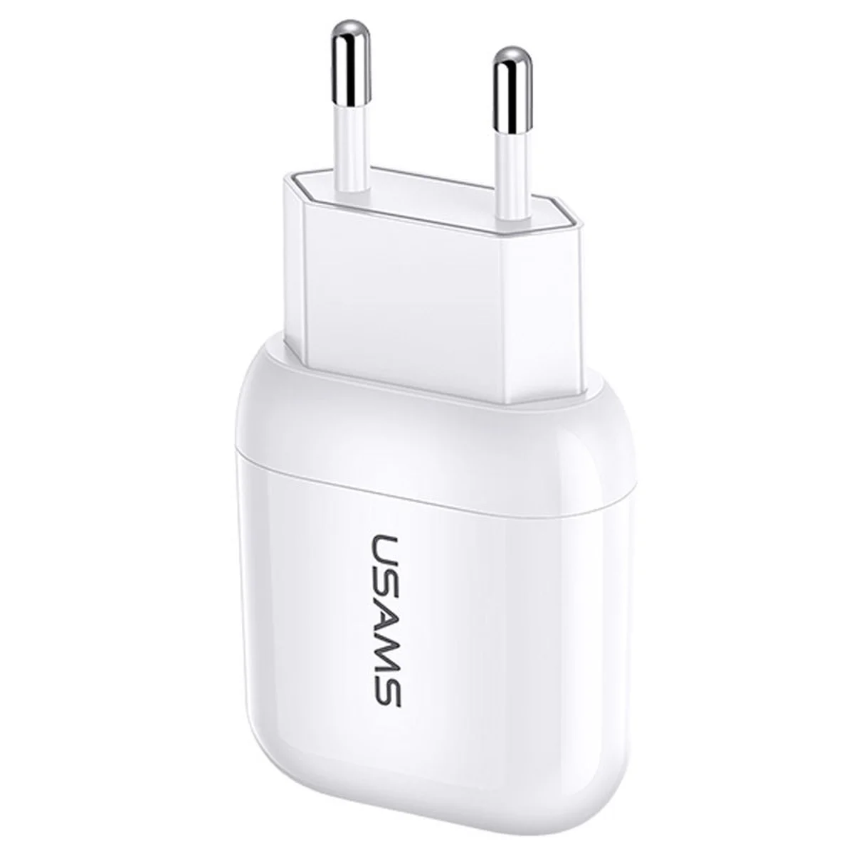 СЗУ USAMS US-CC077 T19 Single USB Travel Charger US Plug Білий