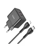 СЗУ Hoco N29 PD35W (2Type-C) + Type-C + Lightning Black