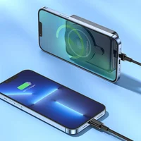 Портативное зарядное устройство Power Bank Hoco Q11 Expressar PD20W 3in1 с БЗУ 10 000 mAh Black