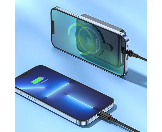 Портативное зарядное устройство Power Bank Hoco Q11 Expressar PD20W 3in1 с БЗУ 10 000 mAh Black