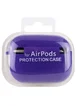 Силіконовий футляр з мікрофіброю для навушників Airpods Pro 2 Фіолетовий / Ultra Violet