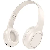 Накладные беспроводные наушники Hoco W46 Charm Milky White