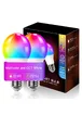 Світлодіодна RGB лампочка Smart bulb light 2pcs with Bluetooth E27 with app White