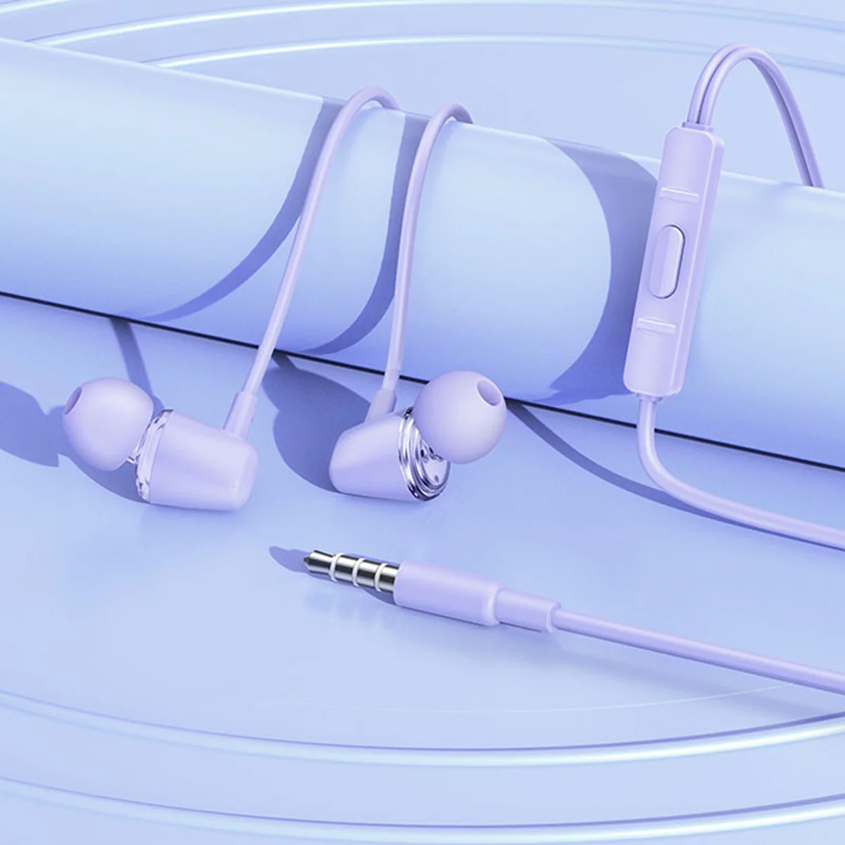 Стерео Навушники Hoco M107 Discoverer Purple