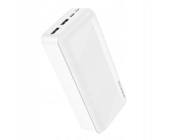 Портативное зарядное устройство Power Bank BOROFONE BJ27B 30 000 mAh White
