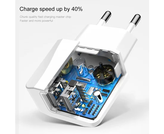 СЗУ Baseus Mini Dual-U 2USB 2.1A Белый