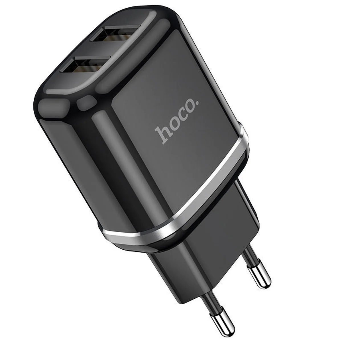 СЗУ Hoco N4 (2USB/2.4A) Чорний