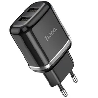 СЗУ Hoco N4 (2USB/2.4A) Чорний