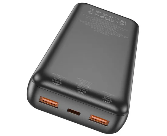 Портативное зарядное устройство Power Bank BOROFONE BJ36A 22.5W+PD20W 20 000 mAh Black