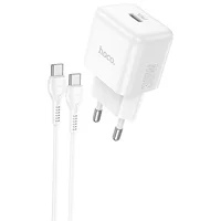 СЗУ Hoco N32 Glory PD30W Type-C to Type-C White