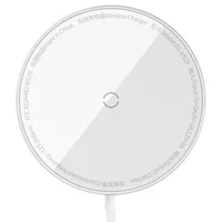 БЗУ Baseus Simple Mini3 Magnetic Wireless Charger 15W (CCJJ0400) Silver