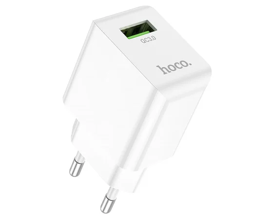 СЗУ Hoco C98A QC3.0 (1USB/3.0A) Белый